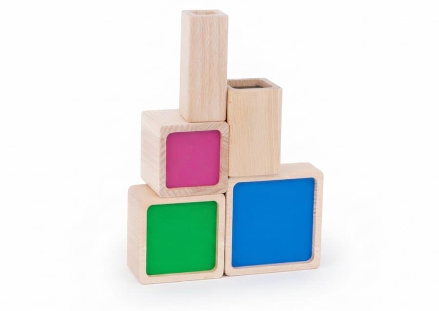Pyramide - Jeu sensoriel et construction