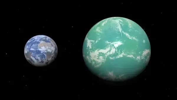 Une exoplanète imposante