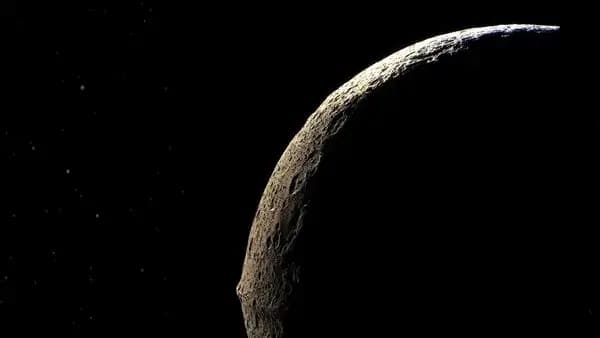 Une lune aplatie