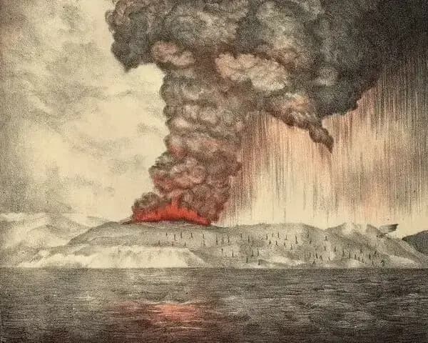 A l'origine, une éruption