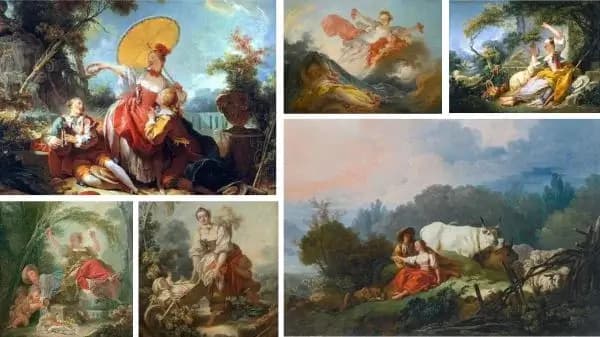 Un représentant du style rococo