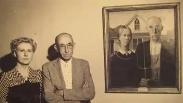 Un couple figé