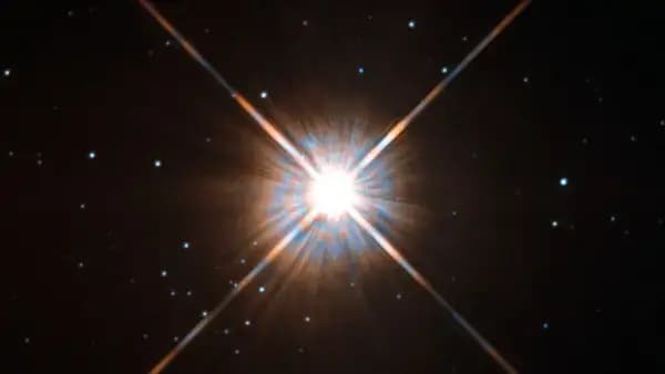 Proxima Centauri vue par le téléscope Hubble