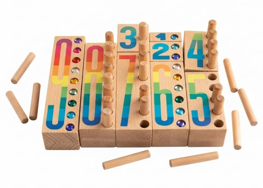 Jeux de mathématiques - Blocs de 1 à 9