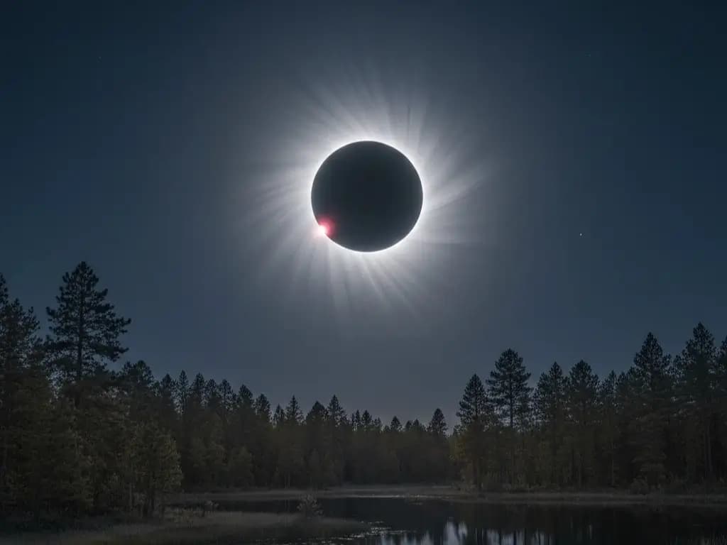 Eclipse solaire par la lune